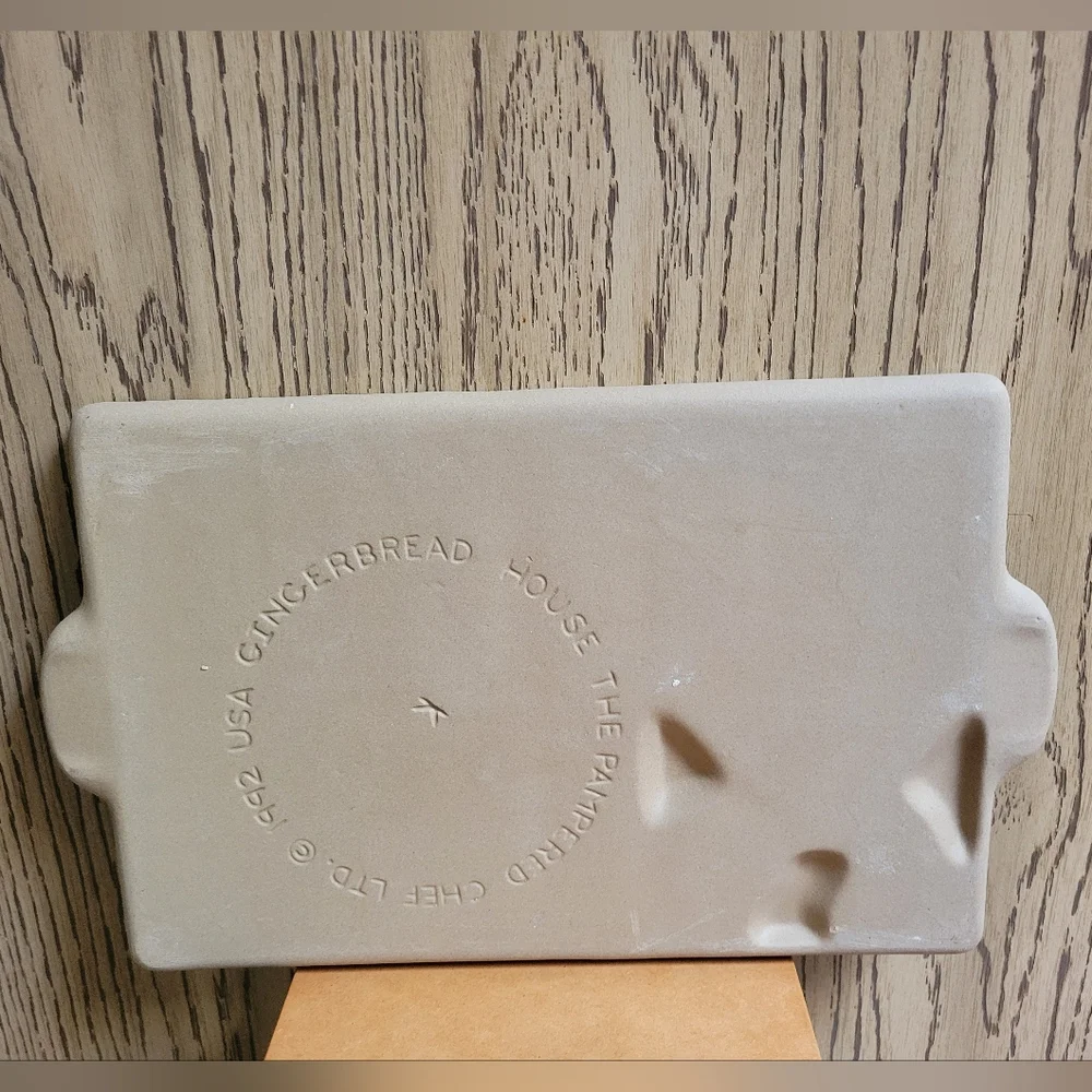 VTG 1992 PAMPERED CHEF KIT Gingerbread House Stoneware Mold, Piping Bag, Booklet - Picture 7 of 16